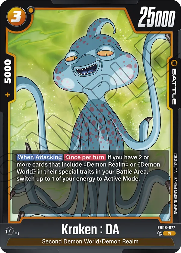 Kraken : DA, FB06-077