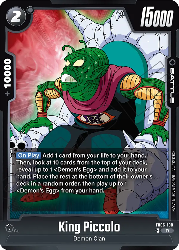 King Piccolo, FB06-108