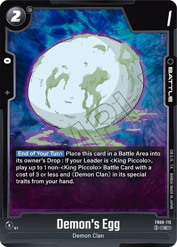 Demon's Egg, FB06-115