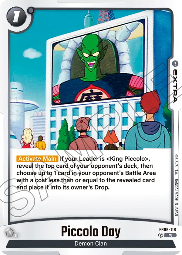 Piccolo Day, FB06-118