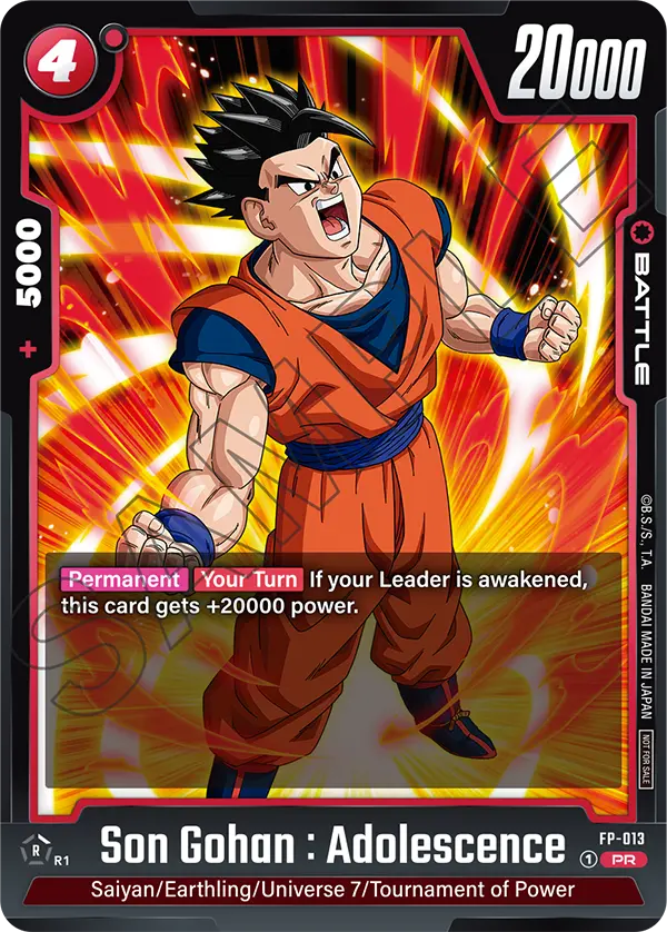 Son Gohan : Adolescence, FP-013