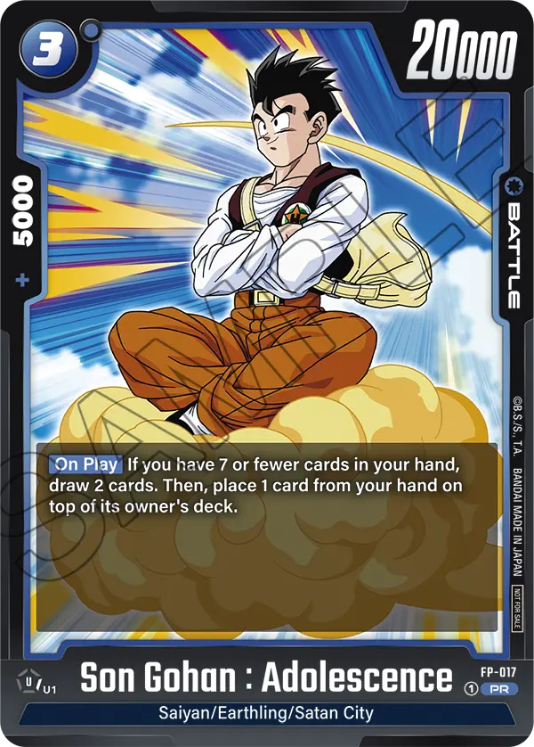 Son Gohan : Adolescence, FP-017