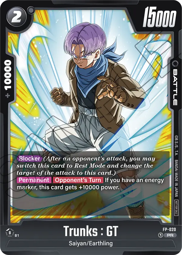 Trunks : GT, FP-020