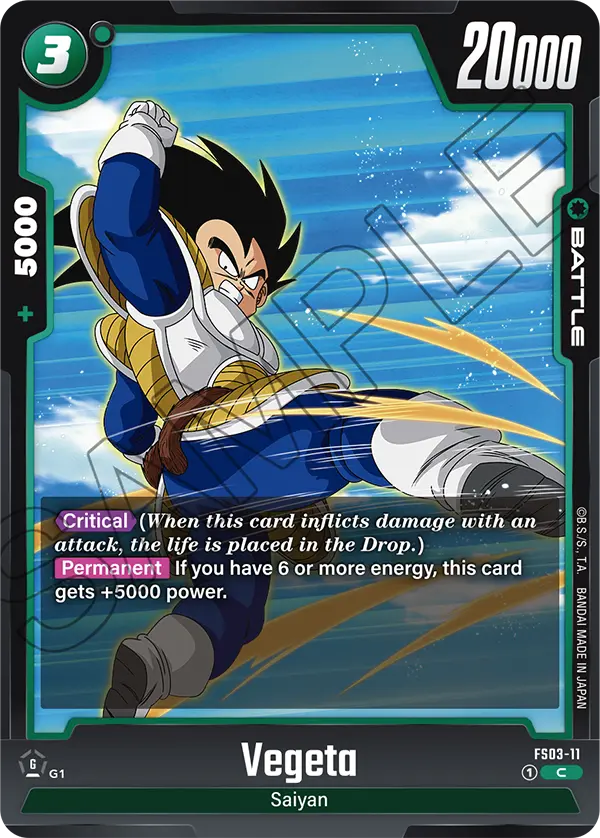 Vegeta, FS03-11