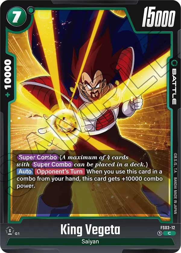 King Vegeta, FS03-12