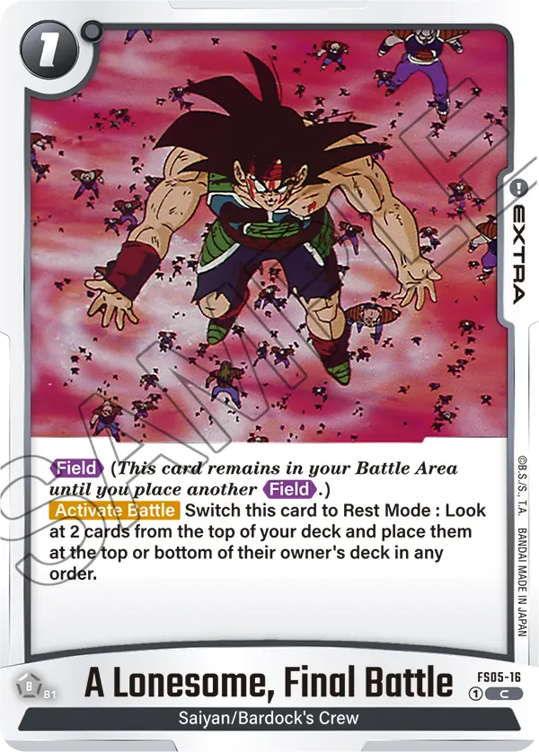A Lonesome, Final Battle, FS05-16