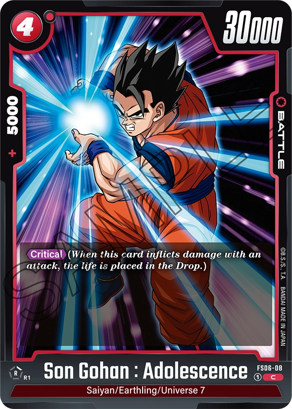 Son Gohan : Adolescence, FS06-08