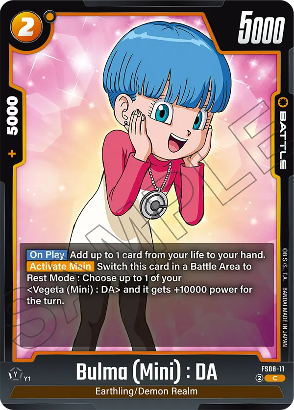 Bulma (Mini) : DA, FS08-11