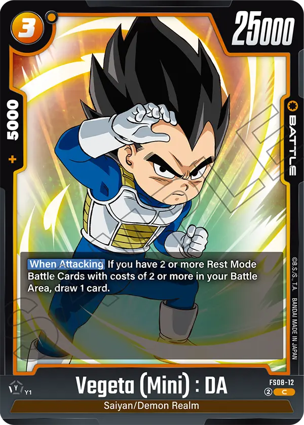 Vegeta (Mini) : DA, FS08-12