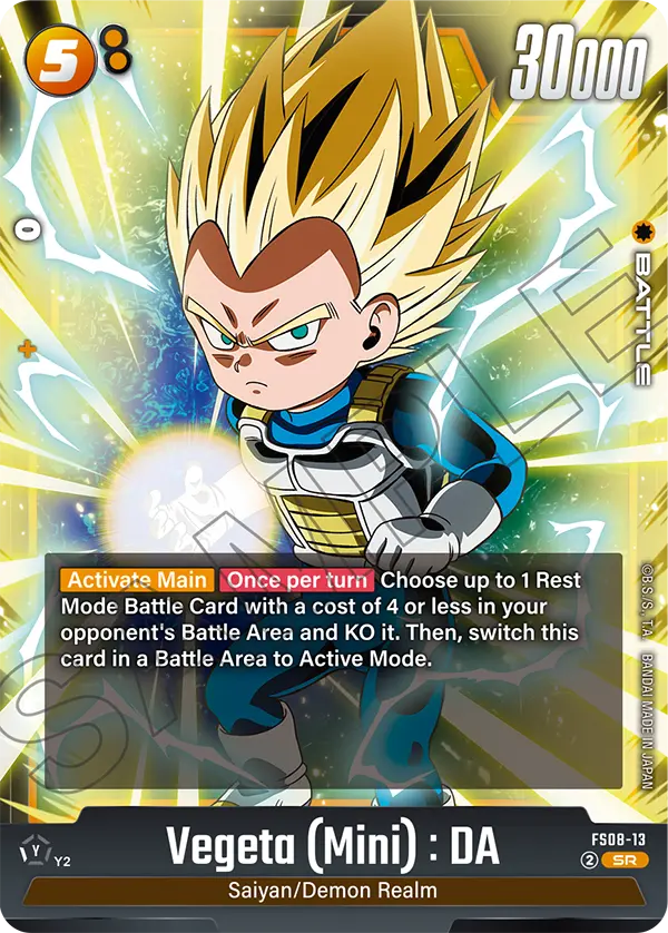 Vegeta (Mini) : DA, FS08-13