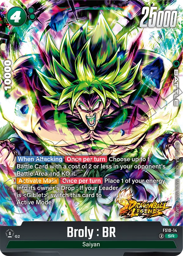 Broly : BR, FS10-14