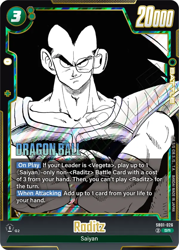 Raditz, SB01-026