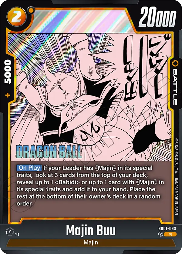 Majin Buu, SB01-033