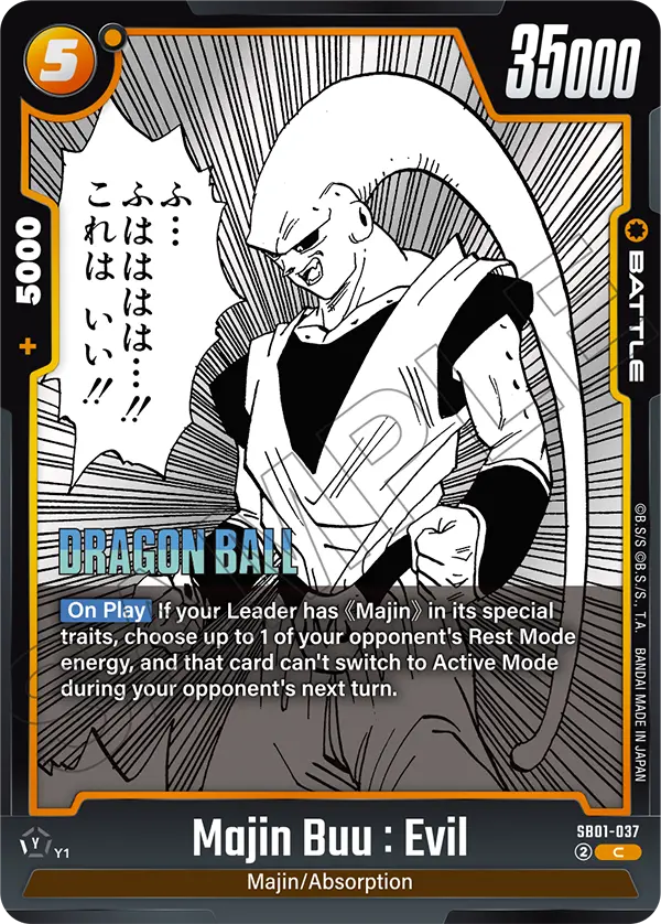 Majin Buu : Evil, SB01-037