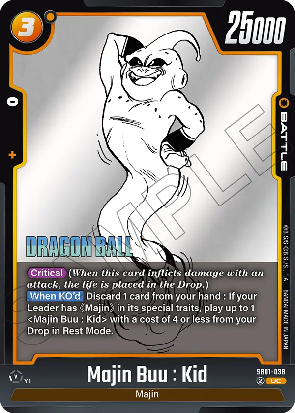 Majin Buu : Kid, SB01-038