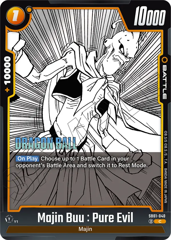 Majin Buu : Pure Evil, SB01-040