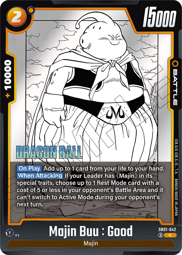 Majin Buu : Good, SB01-042